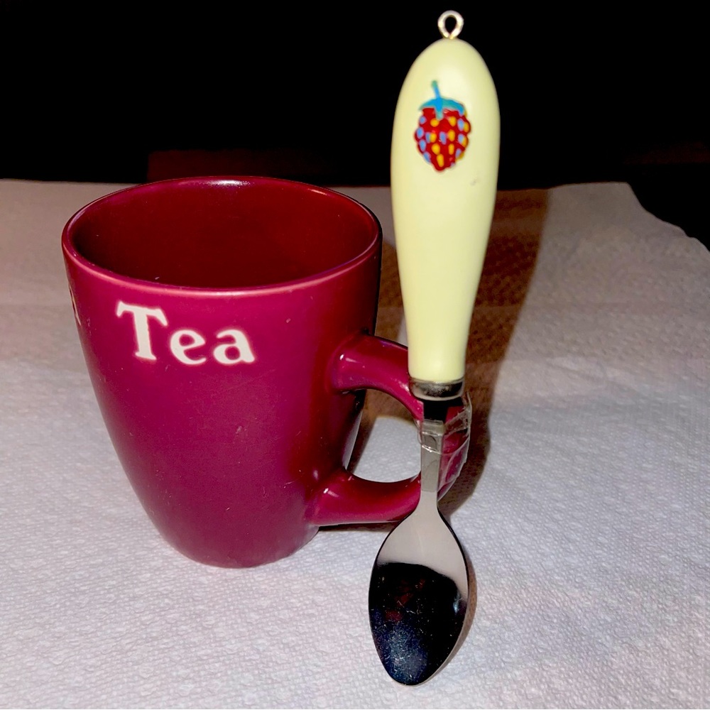 NWOT Cup/Mug w/ Tea Matching Spoon